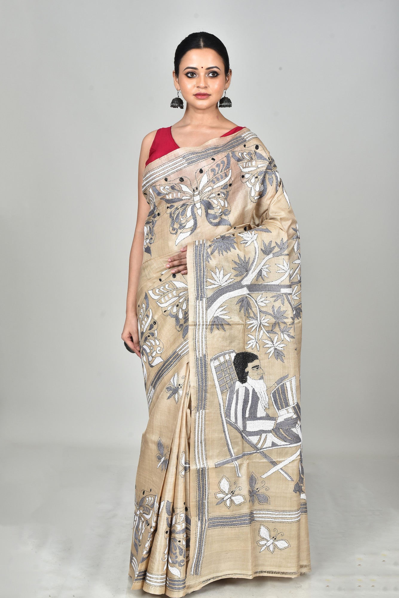 GACHI SILK KANTHA SAREE