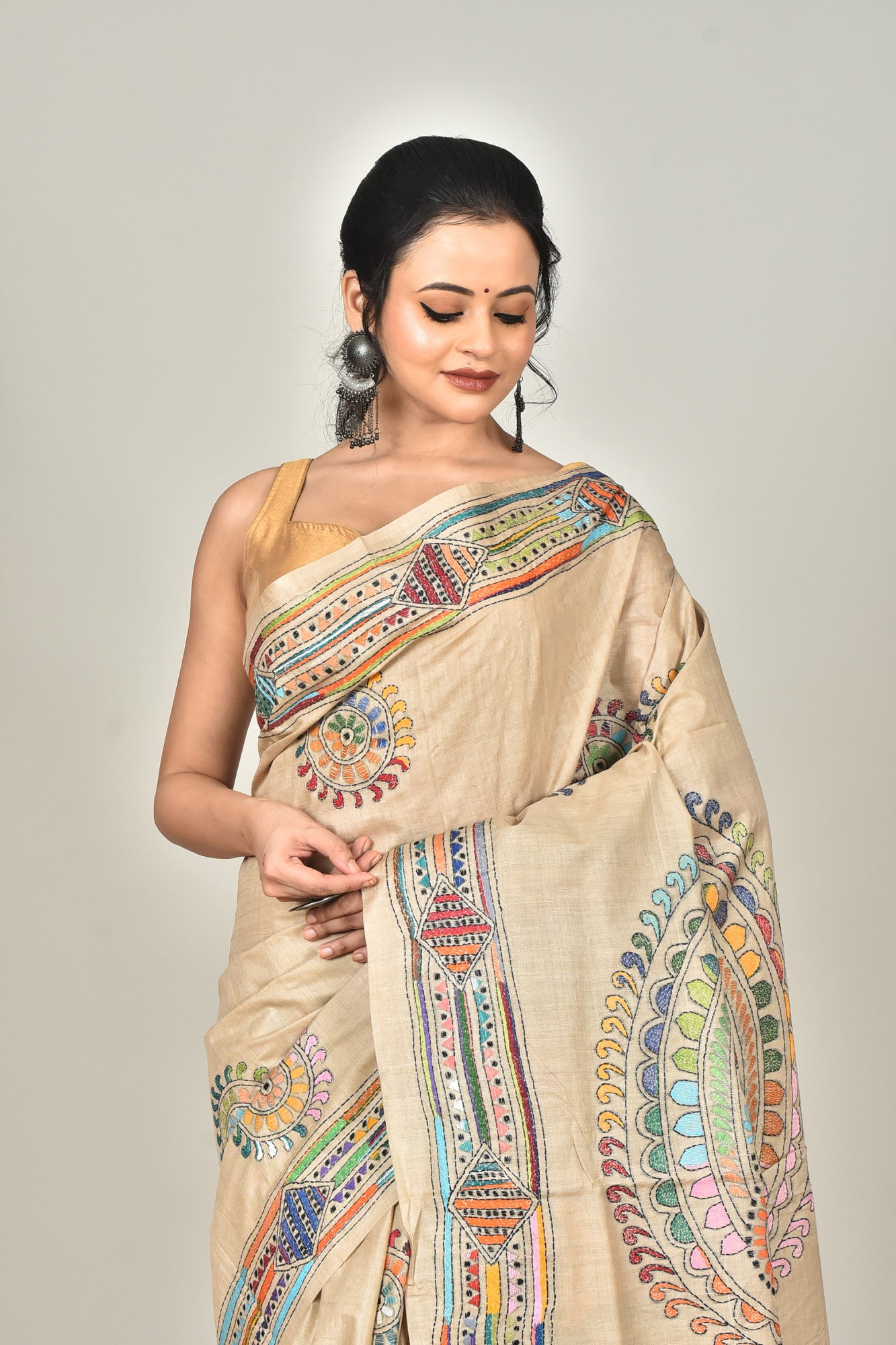 Gachi By Gachi Silk Kantha Saree