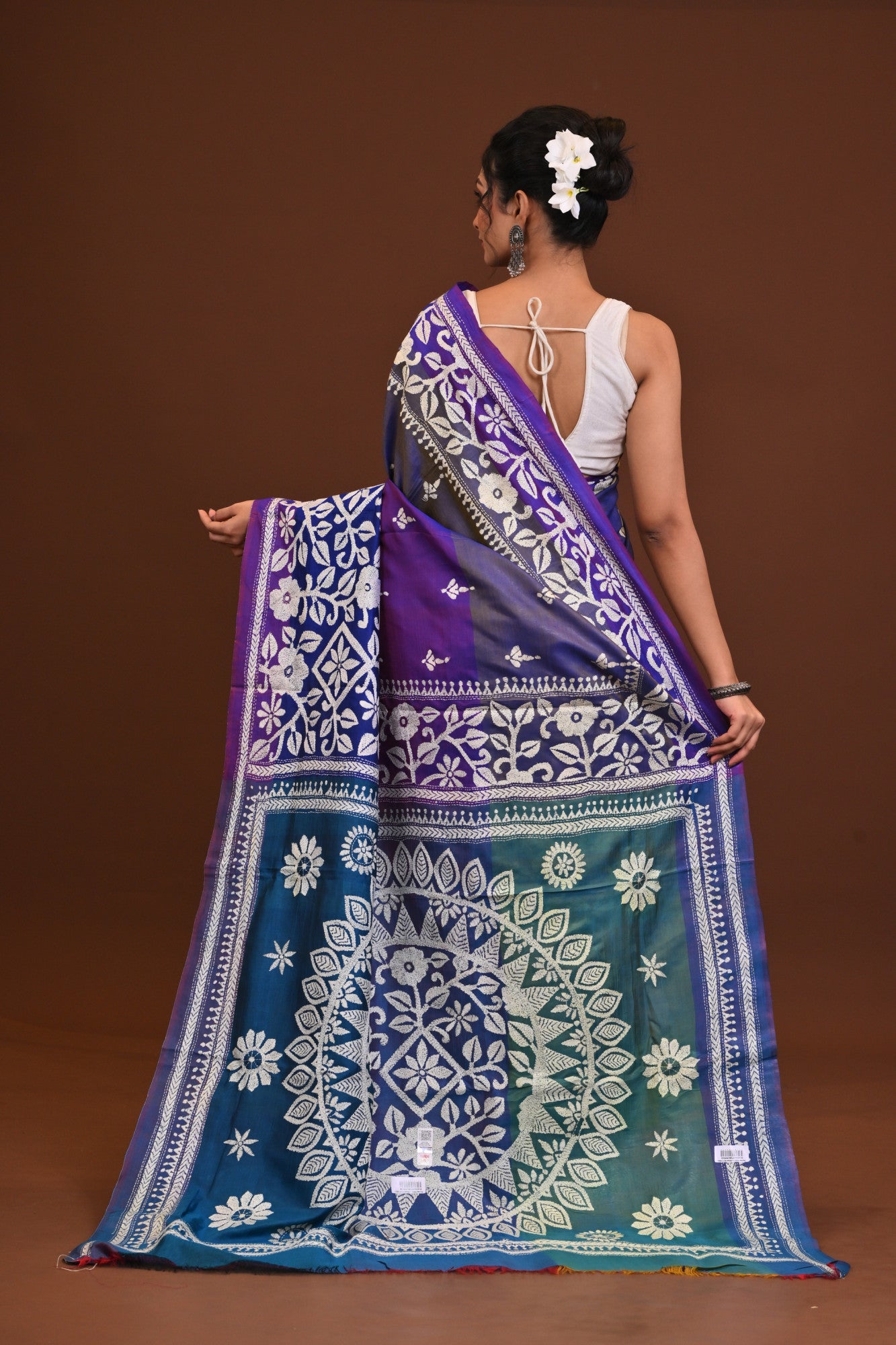 Gachi Silk Kantha Saree Thumbnail