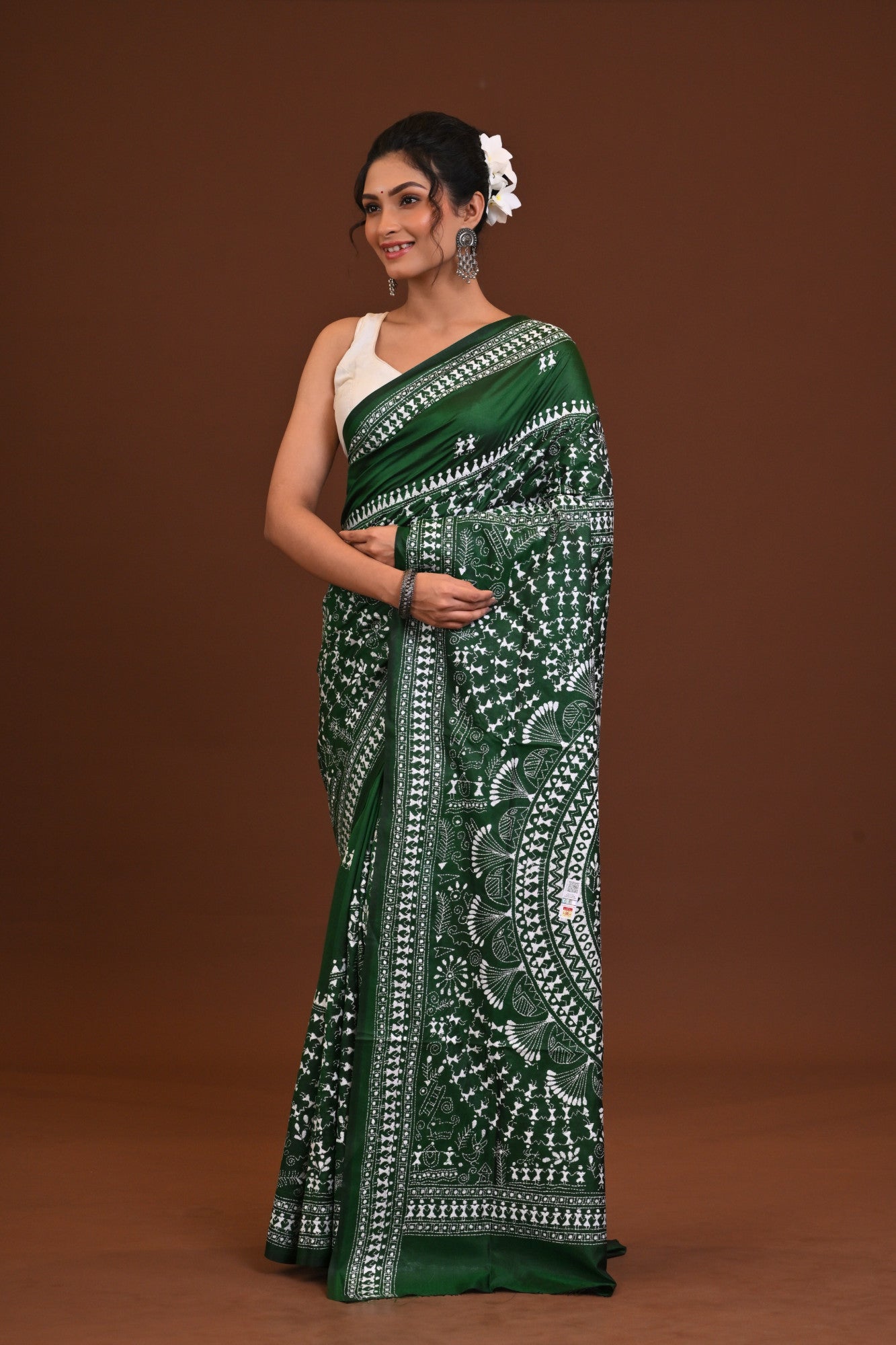 Pure Silk Kantha Saree Thumbnail