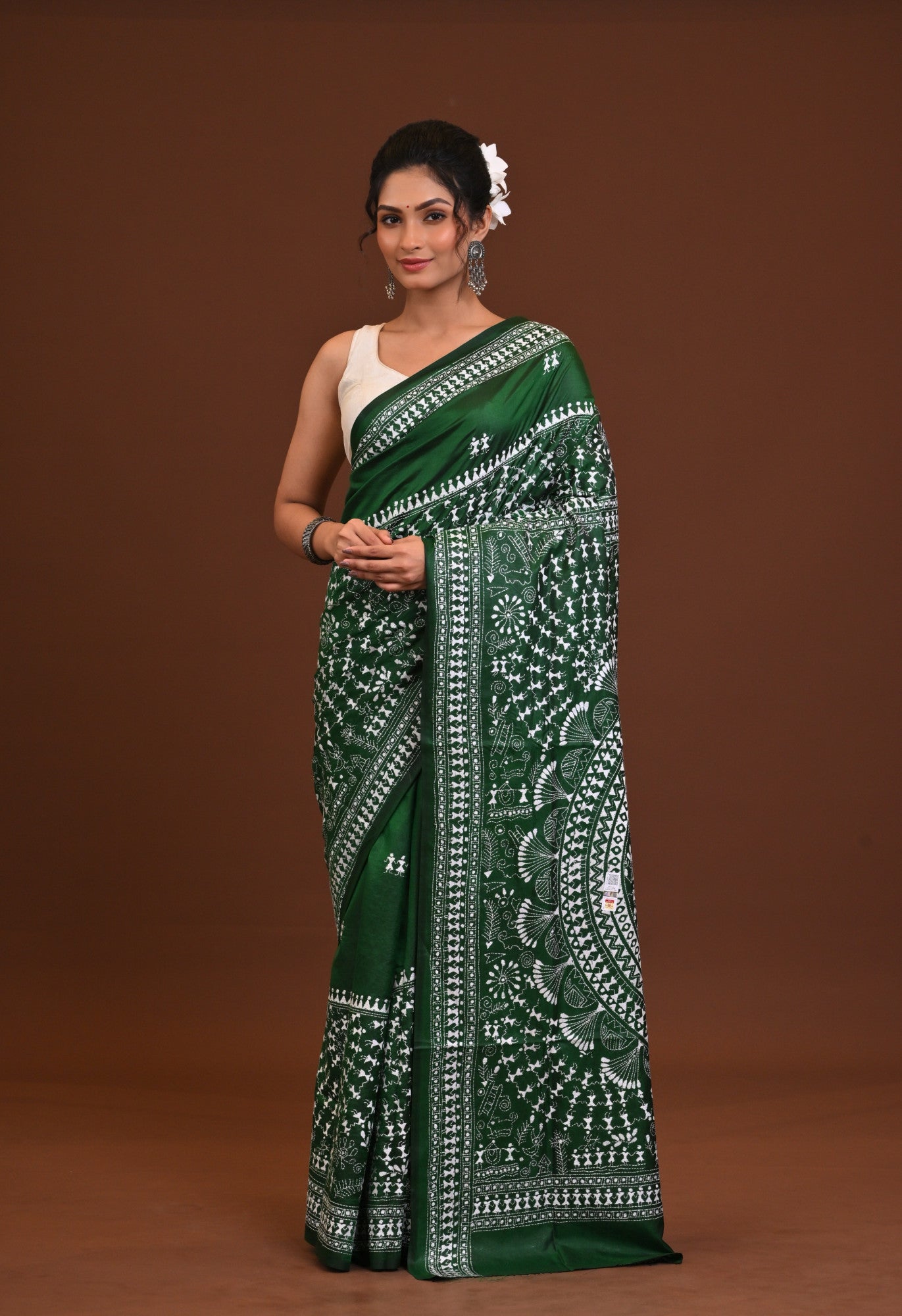 Pure Silk Kantha Saree Thumbnail