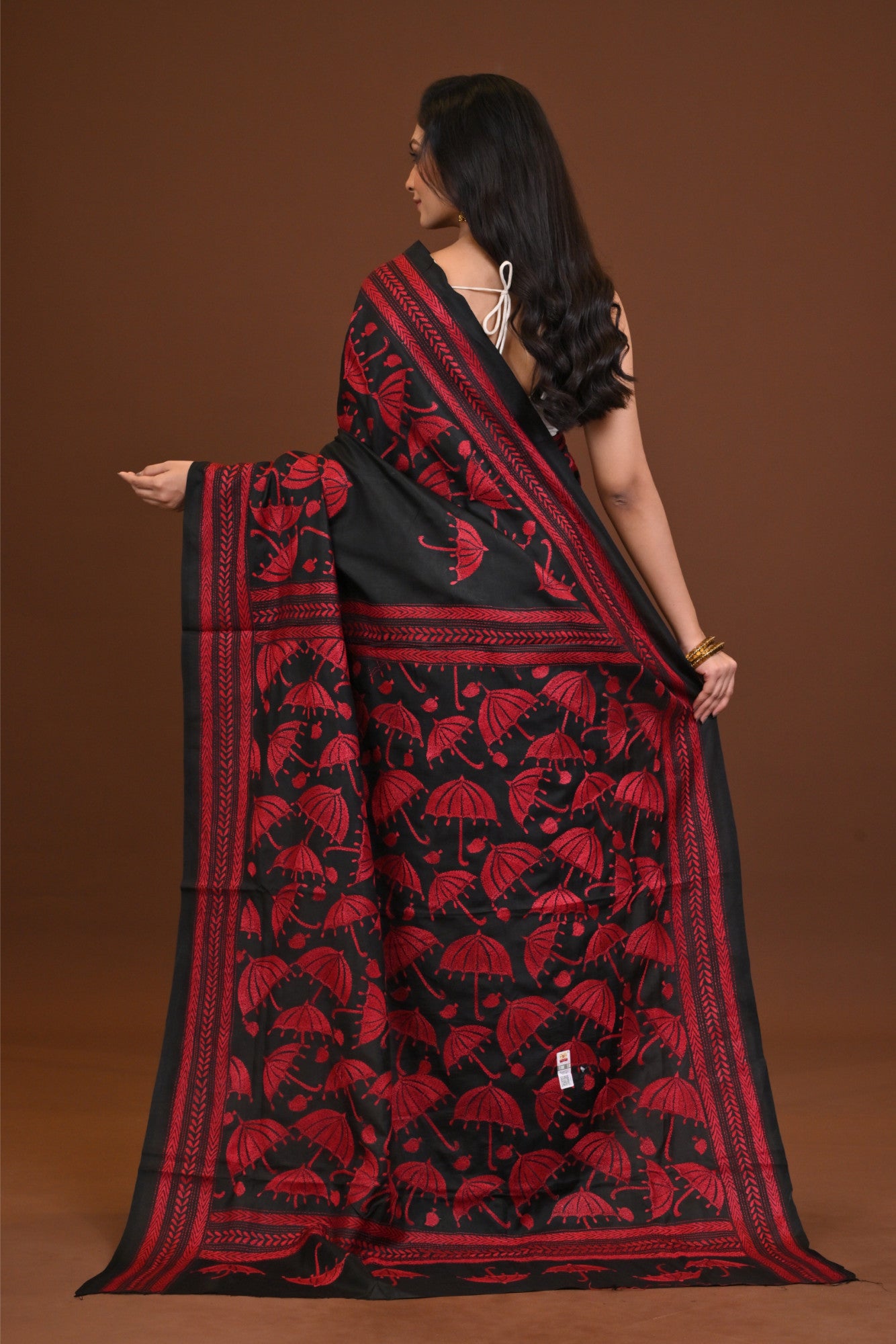 Pure Silk Kantha Saree Thumbnail